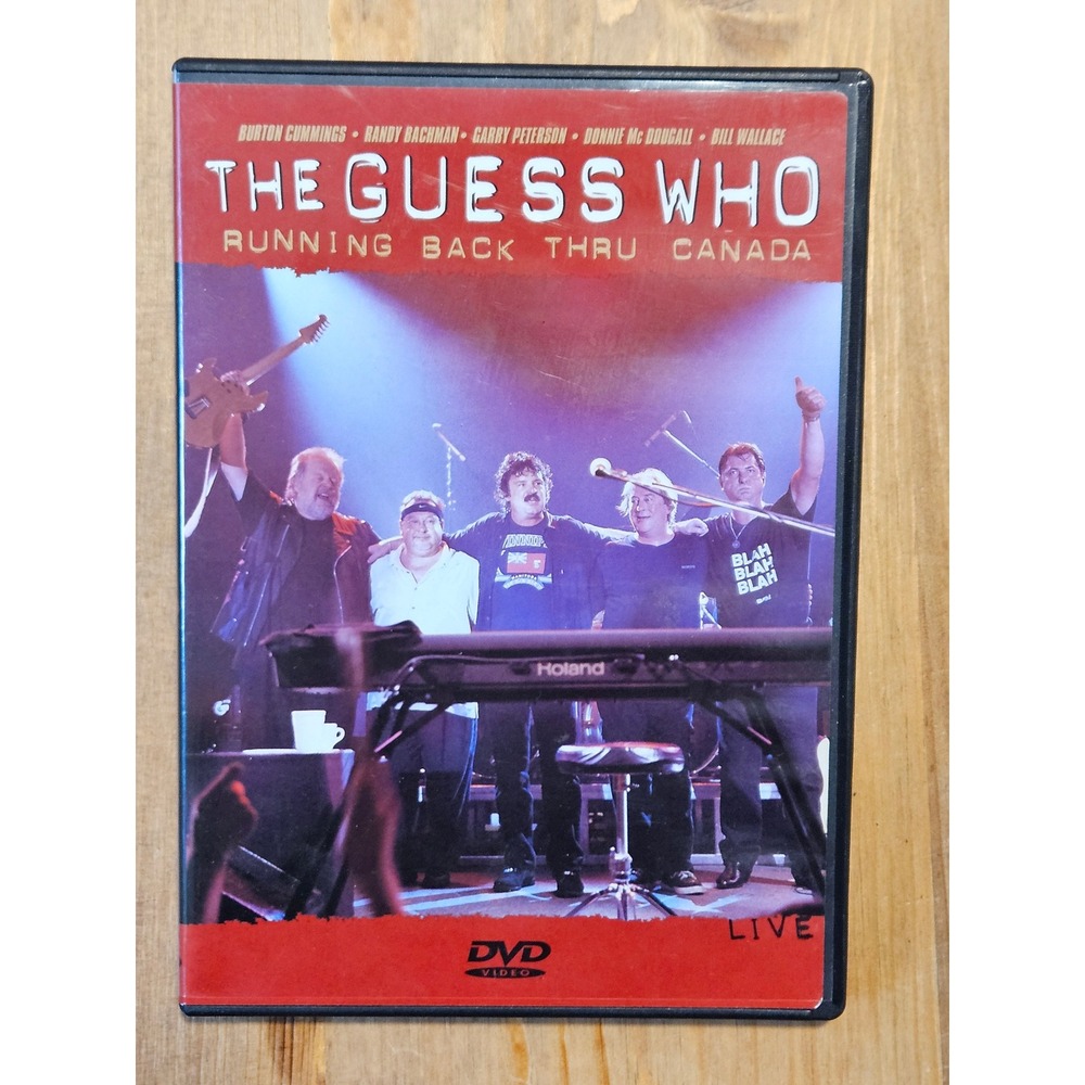 The Guess Who Running Back Thru Canada Live DVD 2004 Rock Concert 82876558329
